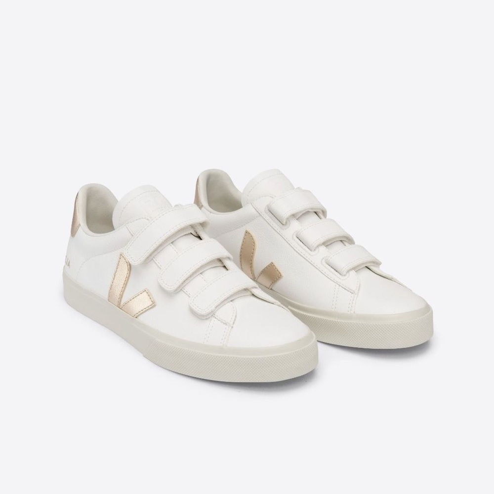 Veja Chrome free platine white sneakers.